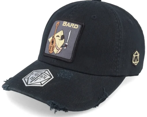 Sale Critiql Hit Cleric Dad Cap Destroyed Adjustable - Black