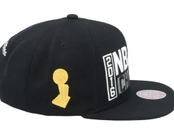 Snapback-Mitchell & Ness Cleveland Cavaliers Champs 16 HWC Black Snapback -
