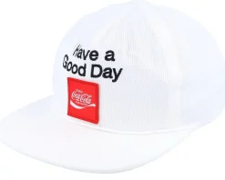 Snapback-Brixton Coca-cola Good Day Hp Cap Snapback - White