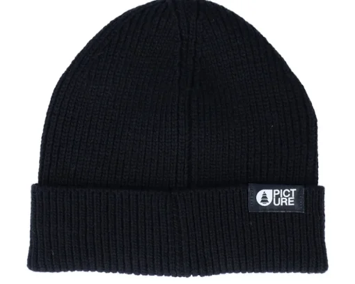 Organic Beanies-Picture Colino Mg Beanie Black Cuff -