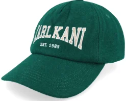 Dad Cap-Karl Kani College Signature Wool Blend Cap Dusty Green Dad Cap -