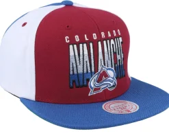 Clearance Mitchell & Ness Colorado Avalanche Billboard 2 Royal/ Snapback - Red