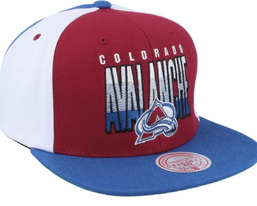 Clearance Mitchell & Ness Colorado Avalanche Billboard 2 Royal/ Snapback - Red