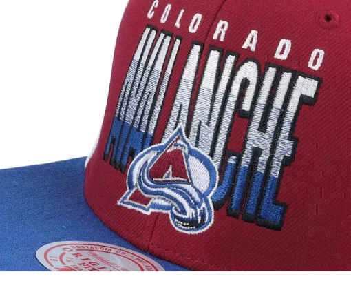 Clearance Mitchell & Ness Colorado Avalanche Billboard 2 Royal/ Snapback - Red