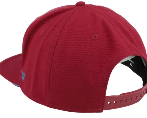 Snapback-Fanatics Colorado Avalanche Gino Flat Brim Dark Garnet/Blue Snapback - Red