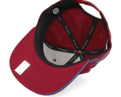 Snapback-Fanatics Colorado Avalanche Gino Flat Brim Dark Garnet/Blue Snapback - Red