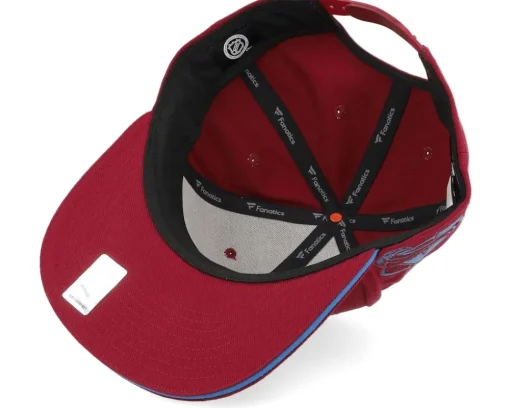 Snapback-Fanatics Colorado Avalanche Gino Flat Brim Dark Garnet/Blue Snapback - Red
