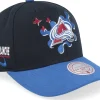 Adjustable-Mitchell & Ness Colorado Avalanche Groove Drip Pro /Blue Adjustable - Black
