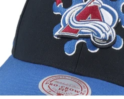 Adjustable-Mitchell & Ness Colorado Avalanche Groove Drip Pro /Blue Adjustable - Black