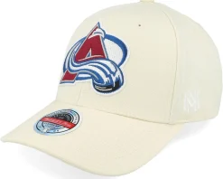 Adjustable-Mitchell & Ness Colorado Avalanche Khaki Classic Red Khaki Adjustable - Beige