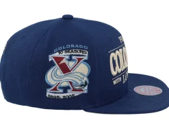 Snapback-Mitchell & Ness Colorado Avalanche With Love Snapback - Blue