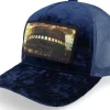 Trucker-Calza Pennello Colosseum At Its Peak Velvet Navy A-Frame Trucker - Blue