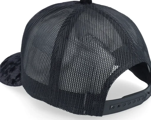 Trucker-Calza Pennello Colosseum At Its Peak Velvet A-Frame Trucker - Black