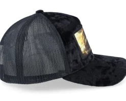 Trucker-Calza Pennello Colosseum At Its Peak Velvet A-Frame Trucker - Black