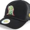 Trucker-Lucid Smile Colourful Lizard Bachelor Black/Mouse Trucker -