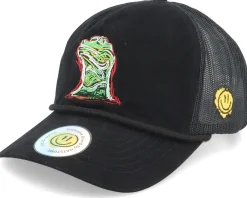 Trucker-Lucid Smile Colourful Lizard Bachelor Black/Mouse Trucker -