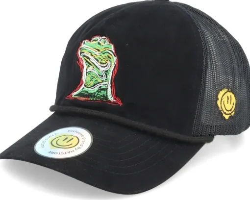 Trucker-Lucid Smile Colourful Lizard Bachelor Black/Mouse Trucker -