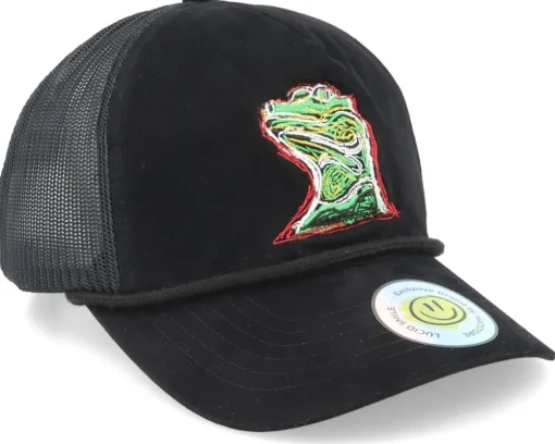 Trucker-Lucid Smile Colourful Lizard Bachelor Black/Mouse Trucker -