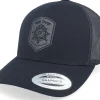 Best Wild Spirit Compass Shield Black Patch Black Trucker -