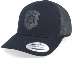 Best Wild Spirit Compass Shield Black Patch Black Trucker -