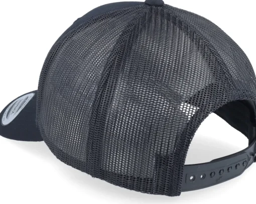 Best Wild Spirit Compass Shield Black Patch Black Trucker -