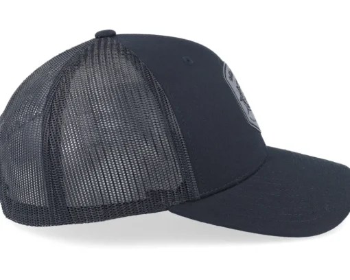 Best Wild Spirit Compass Shield Black Patch Black Trucker -