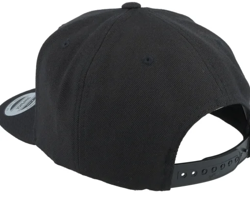 Snapback-Wild Spirit Compass Shield Brown Patch Black Snapback -