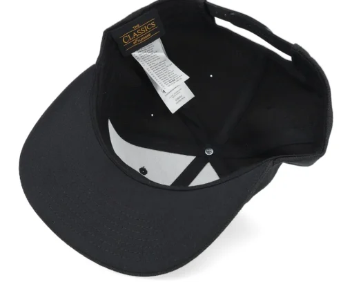 Snapback-Wild Spirit Compass Shield Brown Patch Black Snapback -
