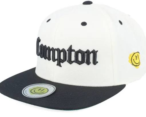 Snapback-Lucid Smile Compton 3d Script Natural/Black Snapback -