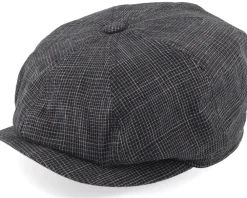 Flat Caps-Mayser Conall Black Flat Cap -