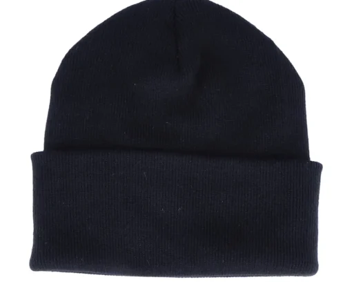 Cuff Beanies-Iconic Cool Llama Black Cuff -