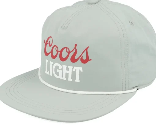 Snapback-American Needle Coors Light Catalina Grey Strapback -