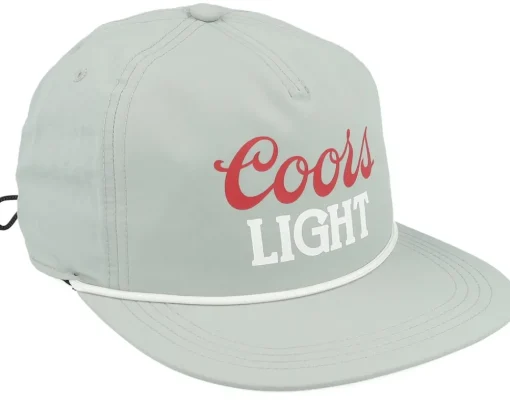 Snapback-American Needle Coors Light Catalina Grey Strapback -