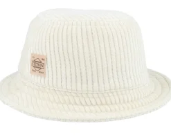 Buckets-Stetson Corduroy Jersey Wool White Bucket -