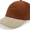 Blanks-Equip Corduroy Off /Khaki Dad Cap - Brown