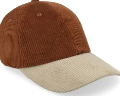 Discount Equip Corduroy Off /Khaki Dad Cap - Brown