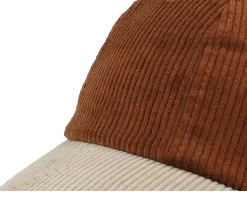 Blanks-Equip Corduroy Off /Khaki Dad Cap - Brown
