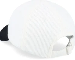 Hot Equip Corduroy Off /Black Dad Cap - White