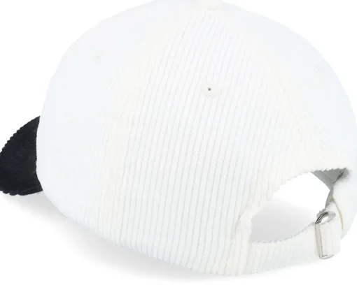 Hot Equip Corduroy Off /Black Dad Cap - White
