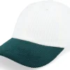 New Equip Corduroy Off /Dark Forest Dad Cap - White