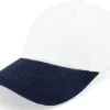 Blanks-Equip Corduroy Off /Navy Dad Cap - White