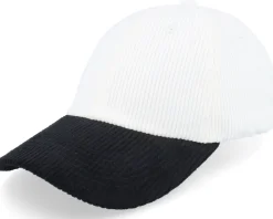 Blanks-Equip Corduroy Off /Navy Dad Cap - White