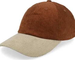 Blanks-Equip Corduroy Off /Navy Dad Cap - White