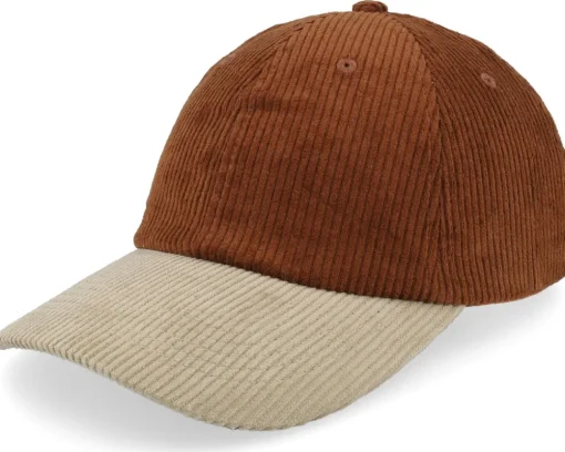 Blanks-Equip Corduroy Off /Navy Dad Cap - White