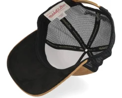 Adjustable-Mitchell & Ness Corduroy Shield Brown/Black A-Frame Adjustable - Beige