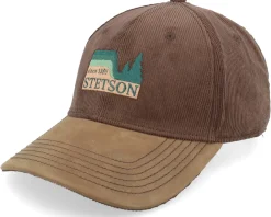 New Stetson Corduroy Woods Chestnut Baseball Adjustable -