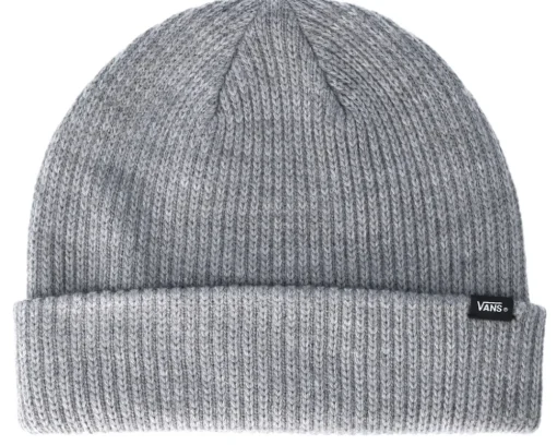 Cuff Beanies-Vans Core Basic Heather Grey Beanie -
