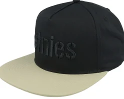 Skate-Etnies Corp Black/Black/Gum Snapback -