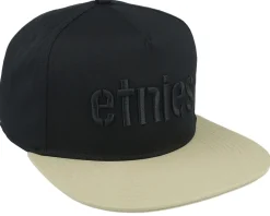 Skate-Etnies Corp Black/Black/Gum Snapback -