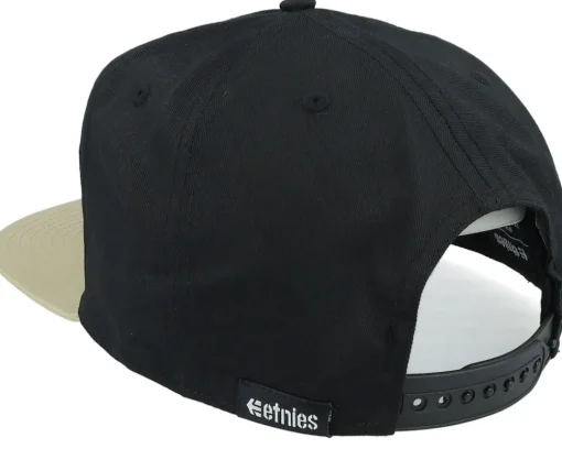 Skate-Etnies Corp Black/Black/Gum Snapback -